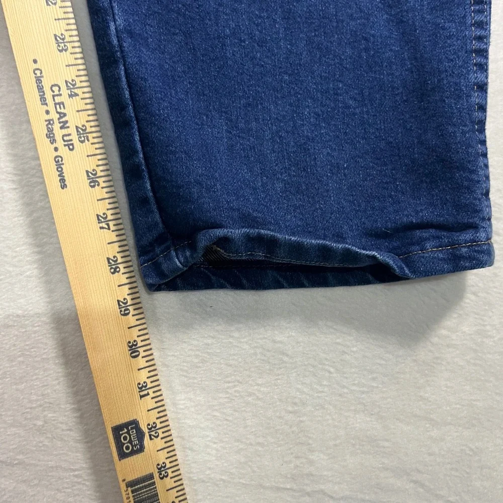 Wrangler Mens‎ Jeans 37x29 Dark Wash Straight Leg Cotton Blend Work Casual